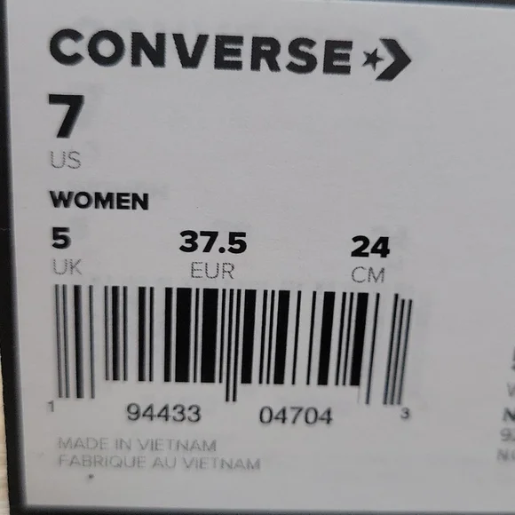 Converse shoes Brand new in the box authentic uper textile. - Picture 12 of 13